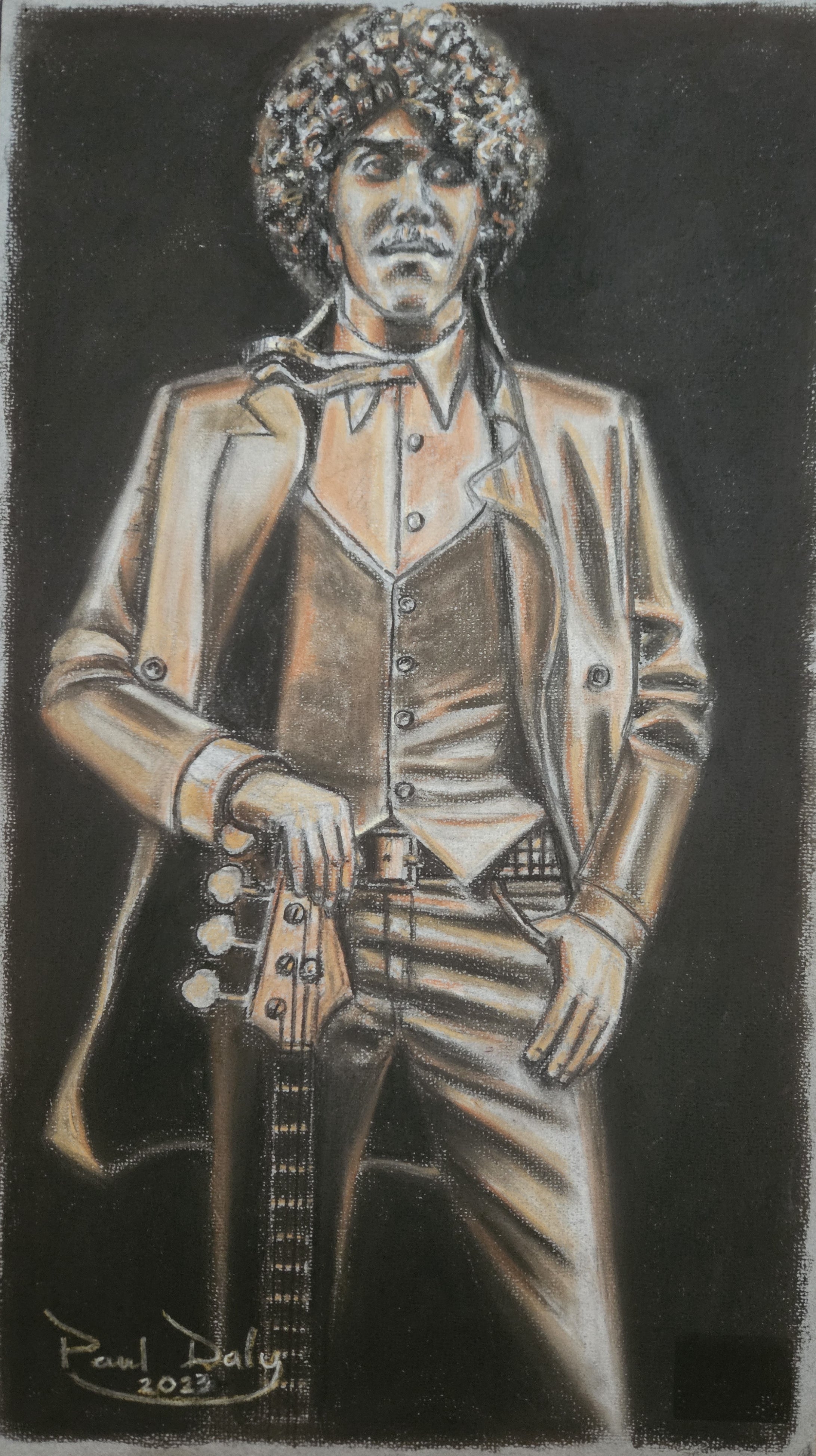 Phil Lynott. Portrait Of The Statue – The Green Gallery Dublin