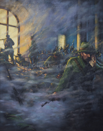 'The Beginning of the Siege' by Norman Teeling - Green Gallery