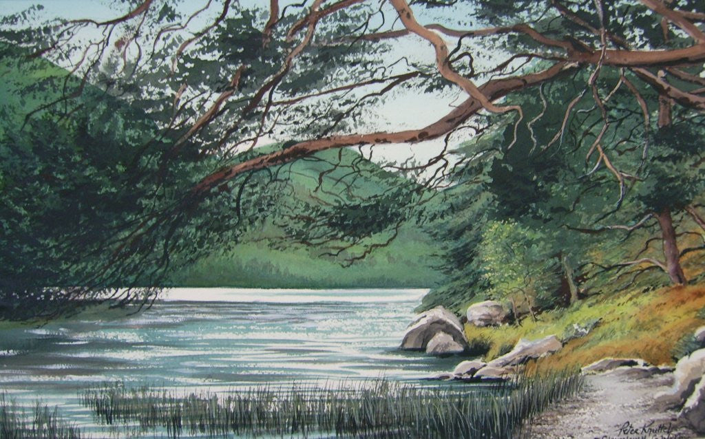 Upper Lake at Glendalough - Green Gallery