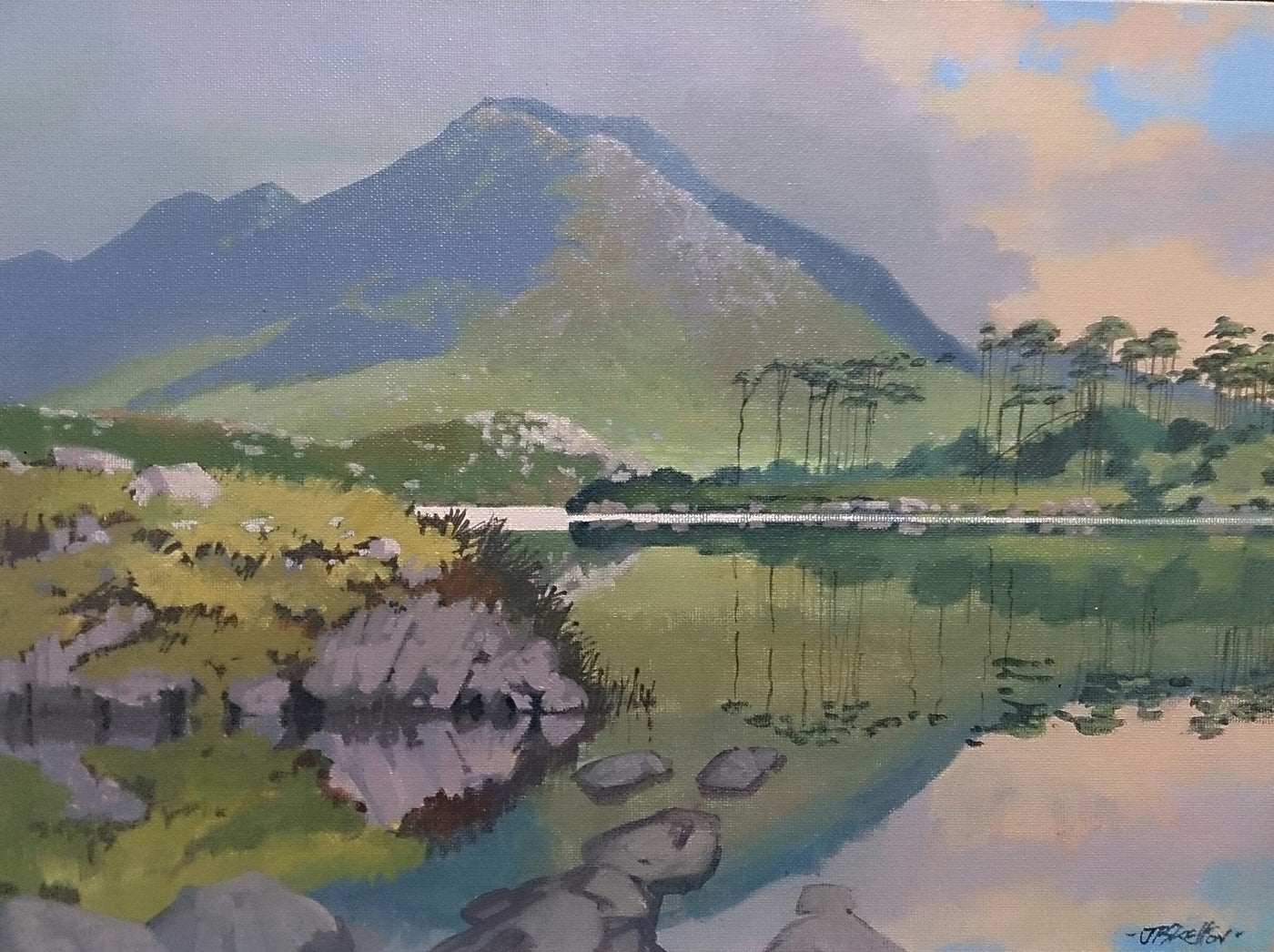 Green Piece Derry Clare Lough Cuna Mara by John F. Skelton - Green Gallery