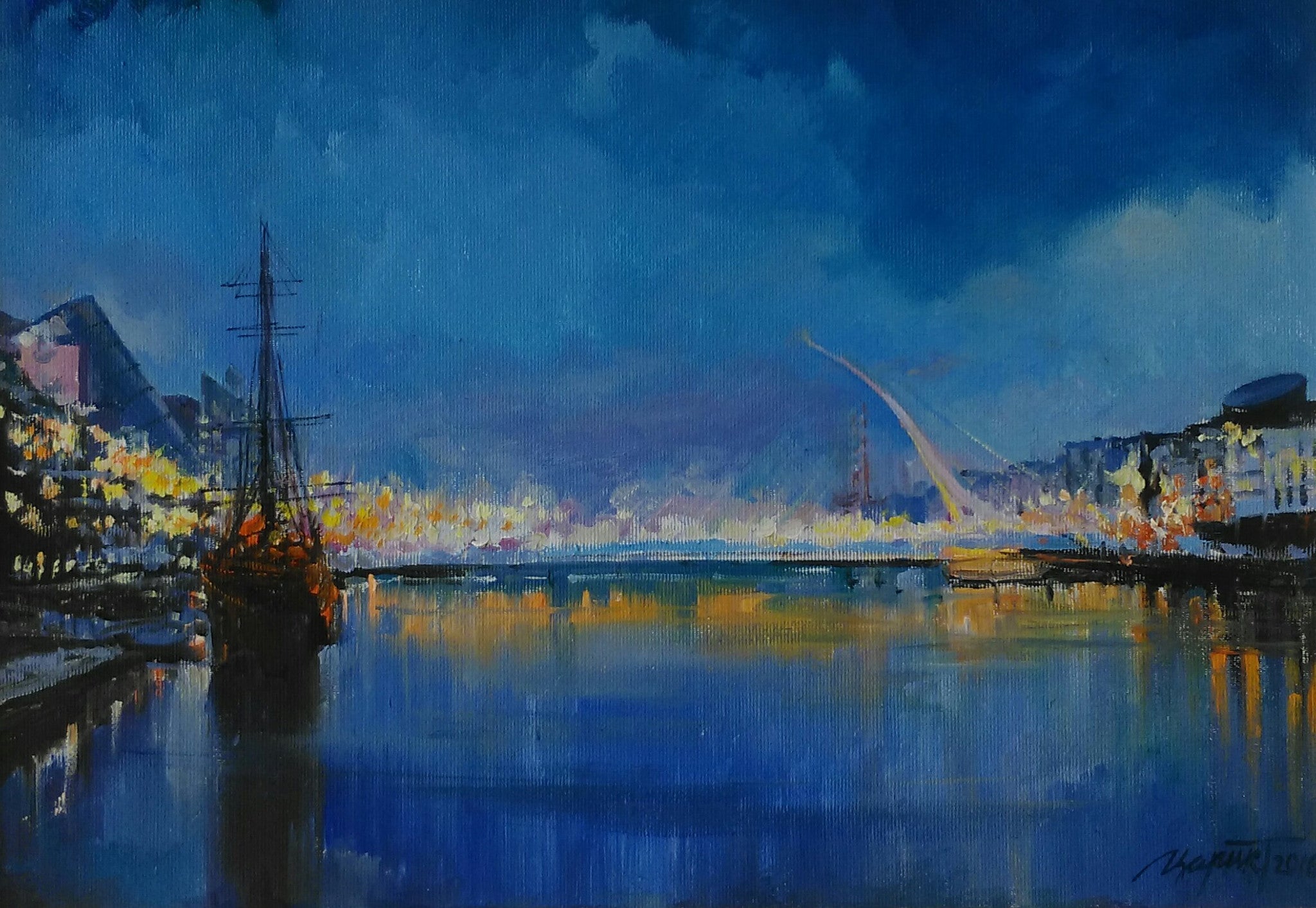 Samuel Beckett Bridge – The Green Gallery Dublin