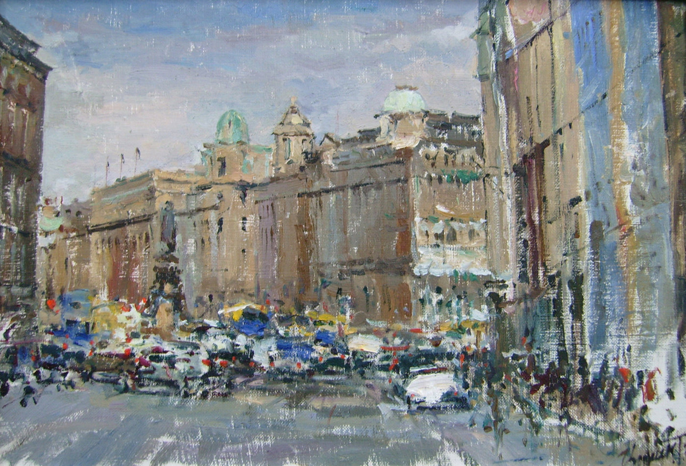 O'Connell St from Westmoreland St by Tetyana Tsaryk - Green Gallery