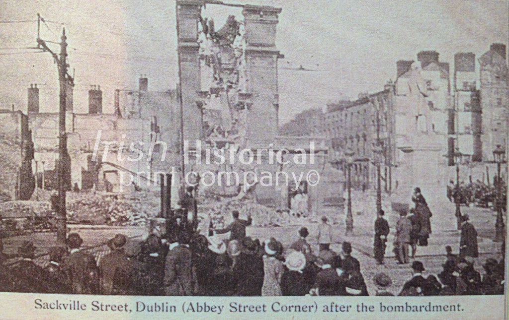 Sackville St, Dublin after the Bombardment