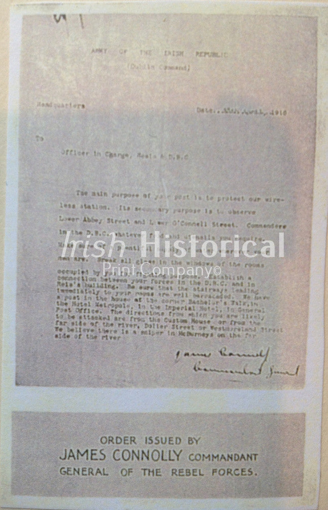 Order Issued by James Connolly - Green Gallery
