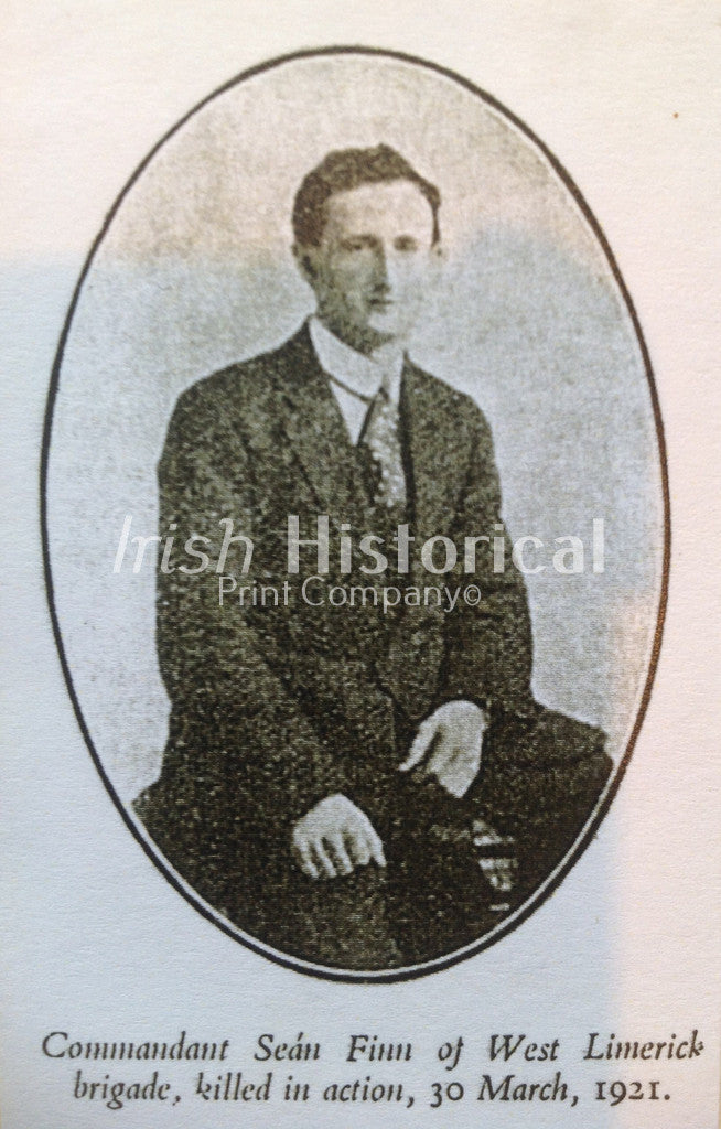 Commandant Seán Finn of West Limerick Brigade, Killed in Action,30 March, 1921 - Green Gallery