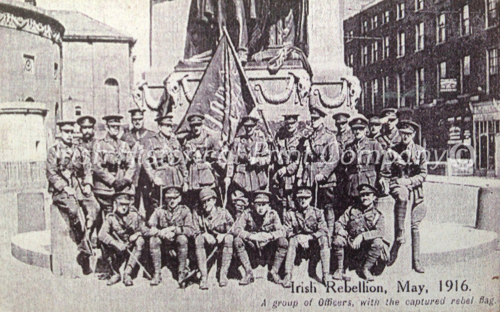 A Group of Officers with the Captured Rebel Flag - Green Gallery