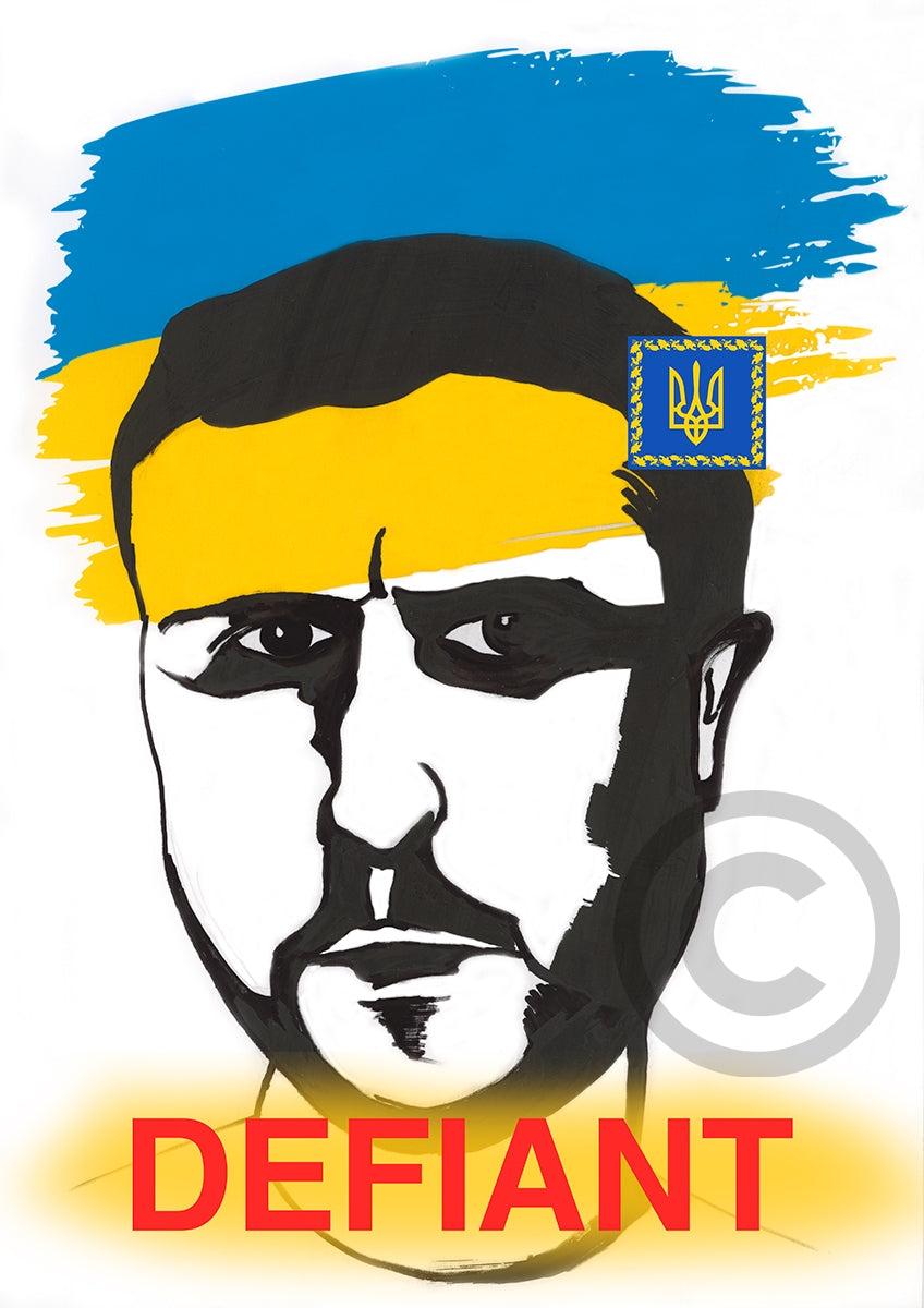 DEFIANT  RepoїчнI  Volodymyr Zelensky ALL PROCEEDS GO TO UKRAINE