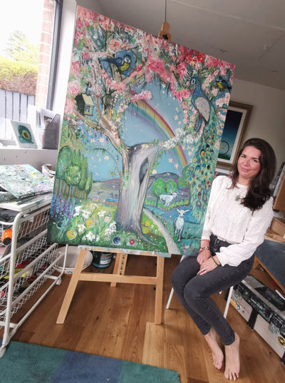 Dwan Crothers in her studio