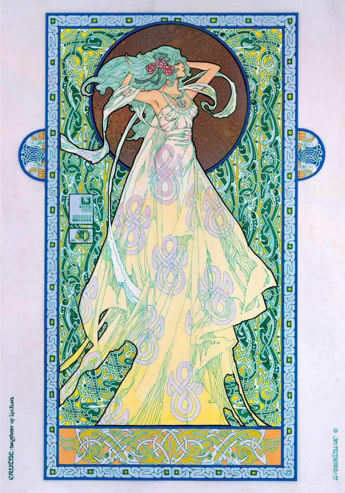 Cruitne, Daughter Of Lochan by Jim FitzPatrick - Green Gallery