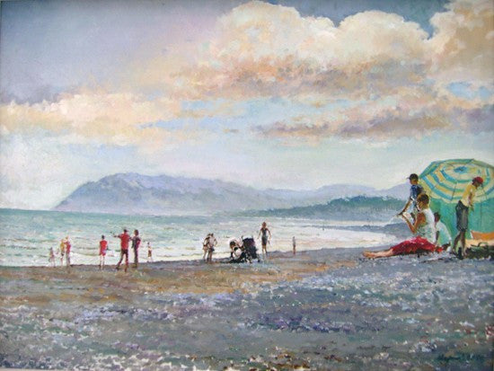 Bathers at Killiney Beach by Tetyana Tsaryk - Green Gallery