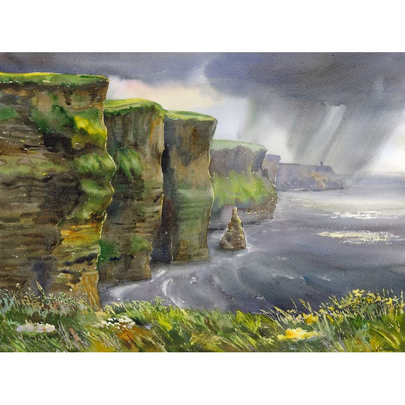 View of Cliffs of Moher - Green Gallery
