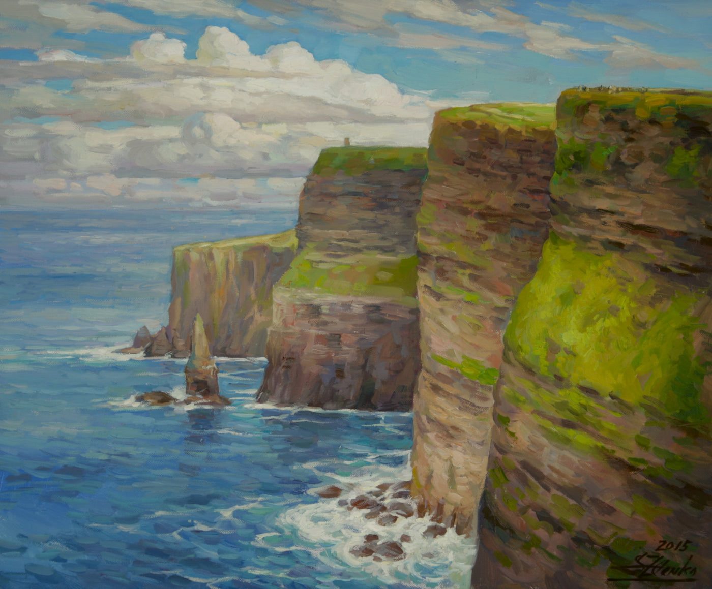 The Cliffs of Moher II - Green Gallery