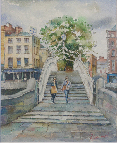 Ha'Penny Bridge, Dublin (Portrait)