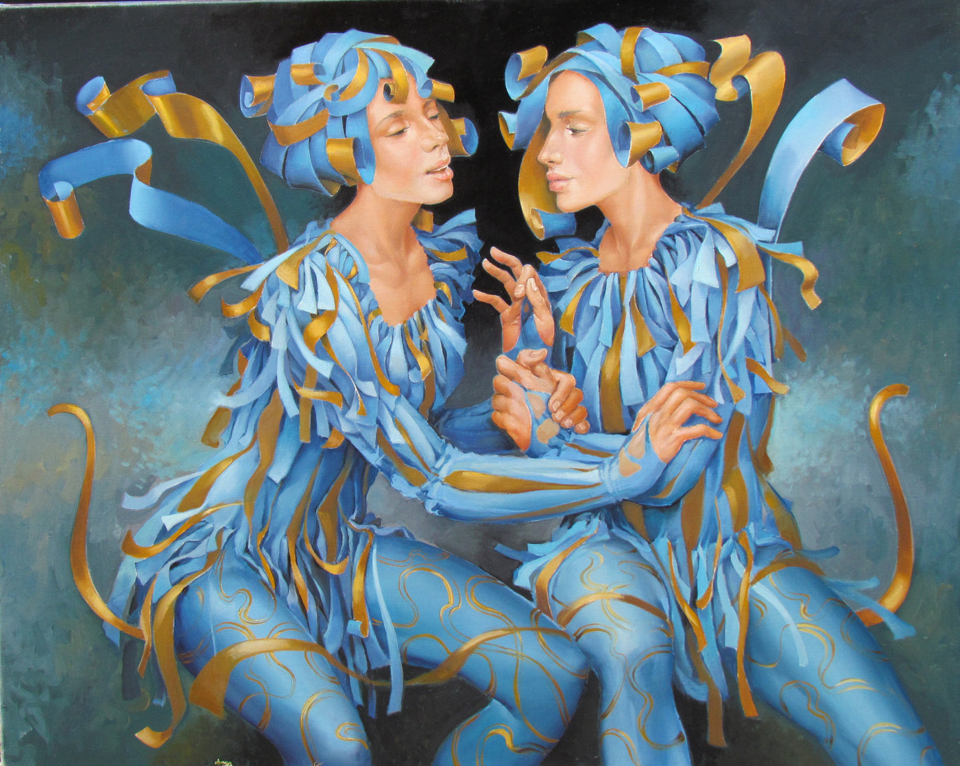 Me And You In Blue by Andrius Kovelinas - Green Gallery