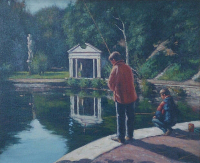 Pond Fishing. St Ann's Park Raheny - Green Gallery