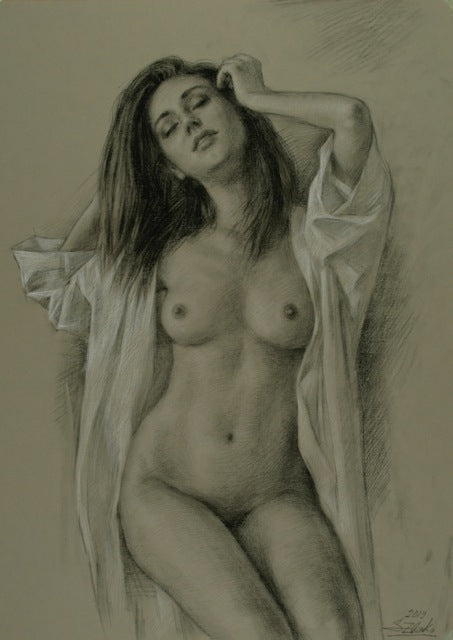 Female Nude 1 by Serguei Zlenko