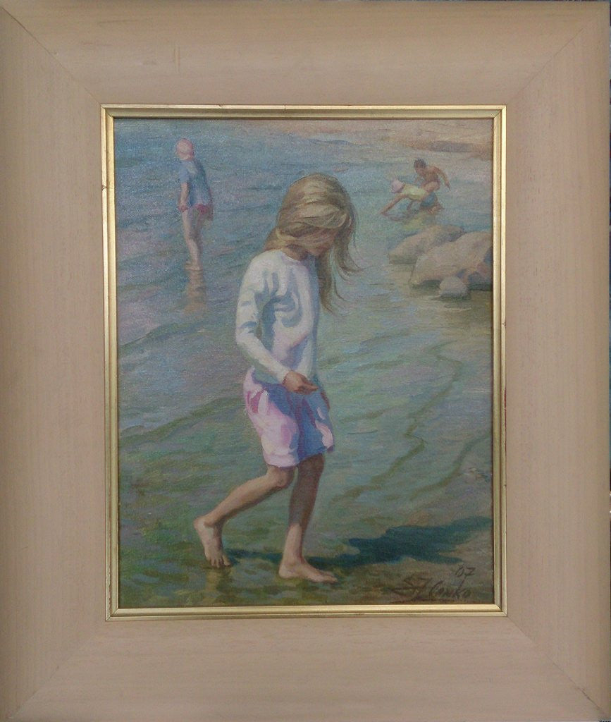 Walking In Shallow Water, Dollymount - Green Gallery