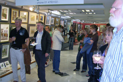 Lord Mayor Emer Costello opening Dublin exhibition. 2009 - Green Gallery