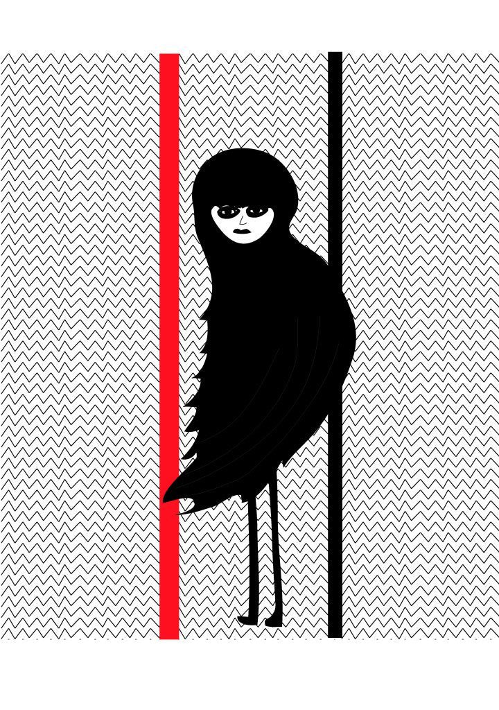 Crow Girl - Green Gallery