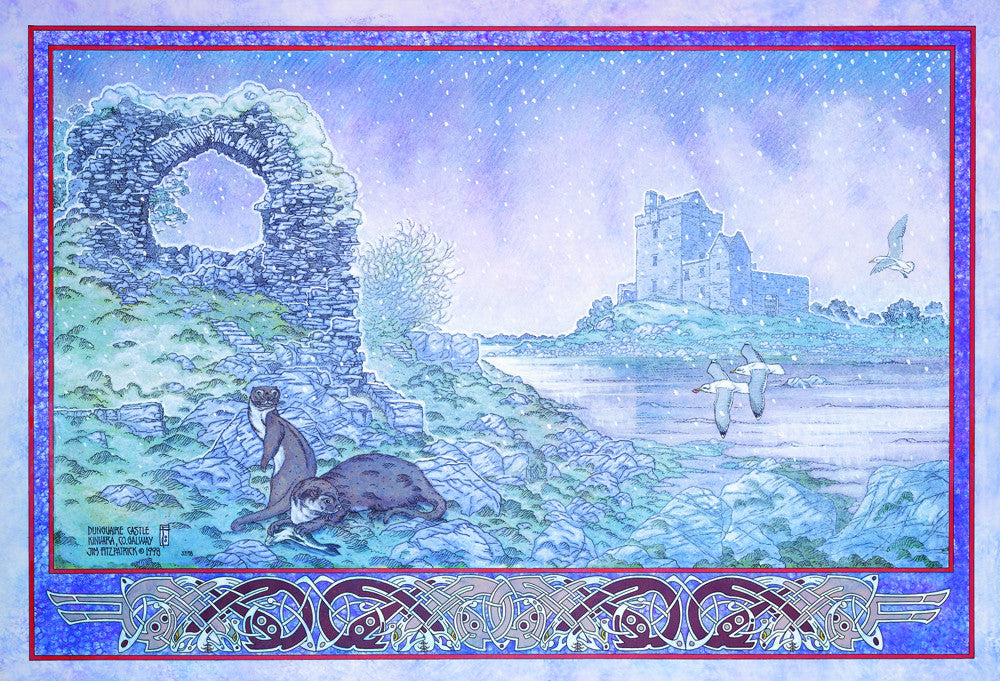 Dun Guaire Castle by Jim FitzPatrick - Green Gallery