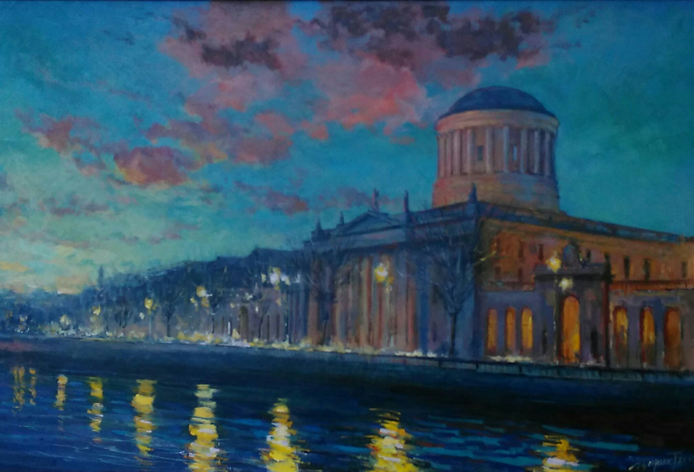 Four Courts at Dusk