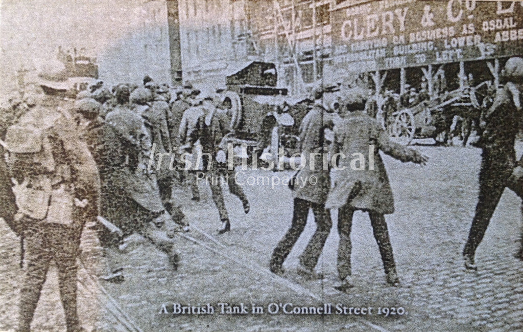 A British Tank in O' Connell St 1920 - Green Gallery