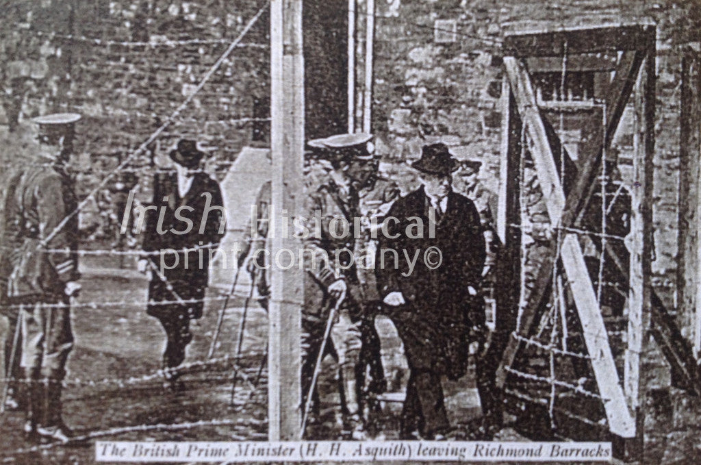 The British Prime Minister, H. H. Asquith, Leaving Richmond Barracks - Green Gallery