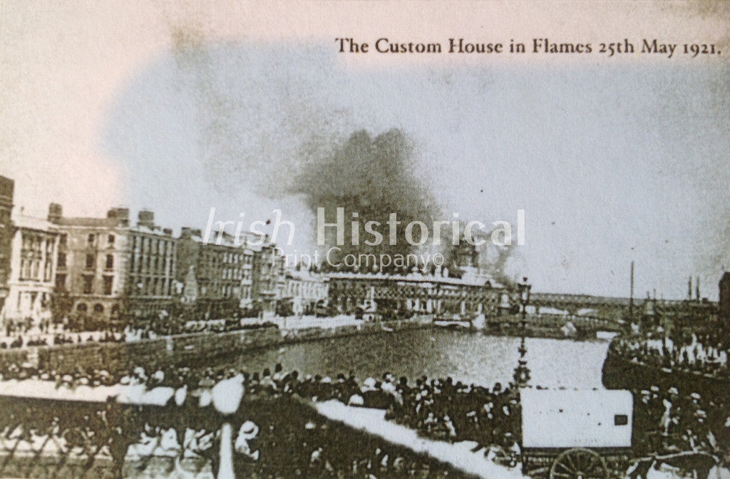 The Custom House in Flames, 25th May 1921 - Green Gallery