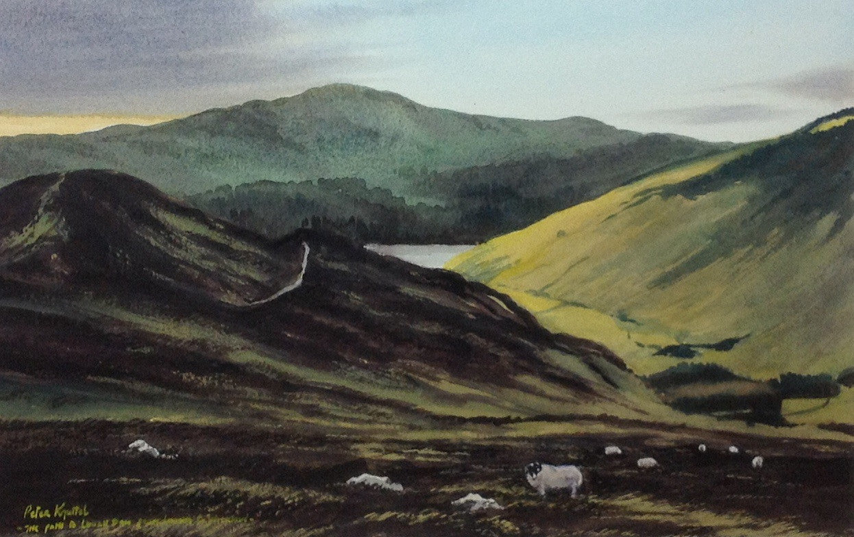 The Path To Lough Dan From Laragh , Co Wicklow by Peter Knuttel - Green Gallery