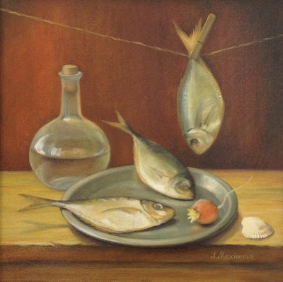 Still Life with Fish by Angela Maximova - Green Gallery