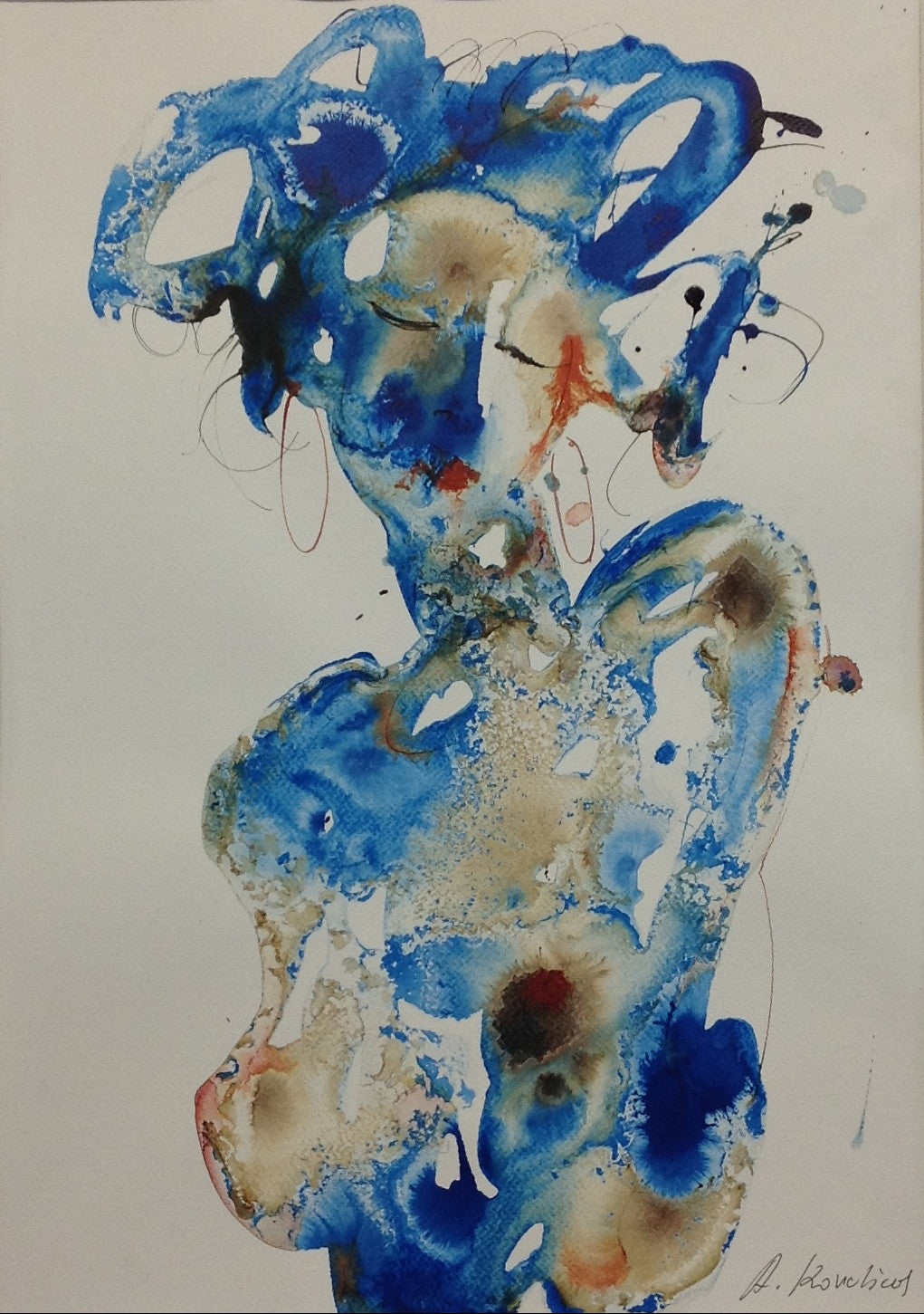 Blue Woman by Andrius Kovelinas - Green Gallery