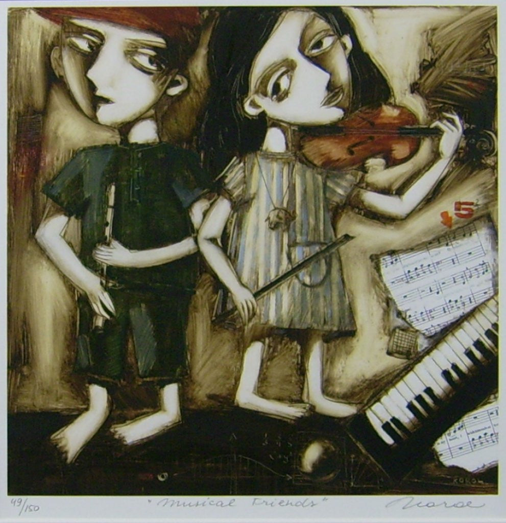 Musical Friends II by Ludmila Korol - Green Gallery