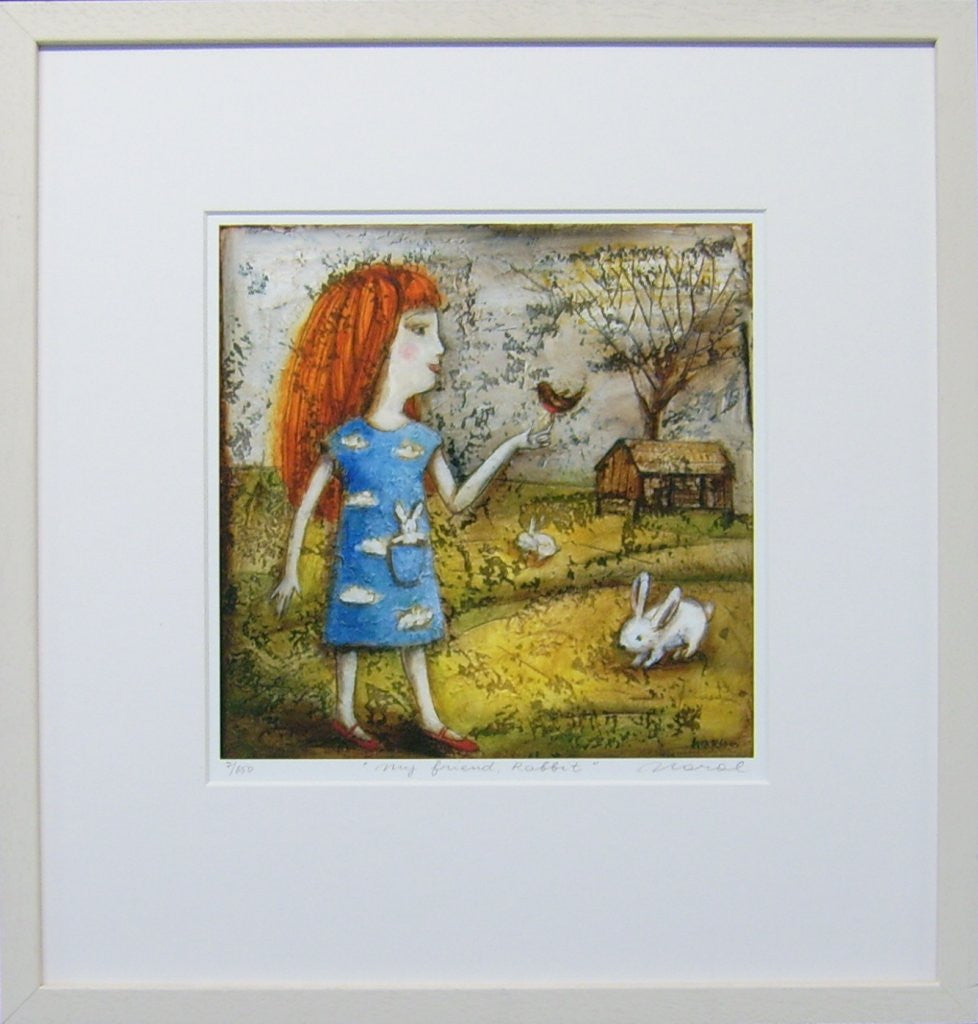 My Friend, Rabbit by Ludmila Korol - Green Gallery