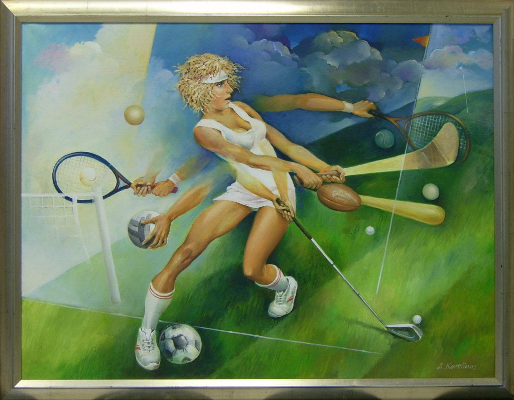 Sports Girl by Andrius Kovelinas - Green Gallery