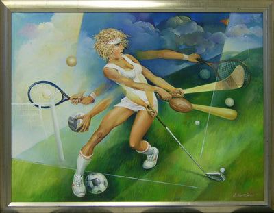 Sports Girl by Andrius Kovelinas - Green Gallery