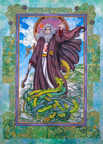 St. Patrick Banishes The Serpents