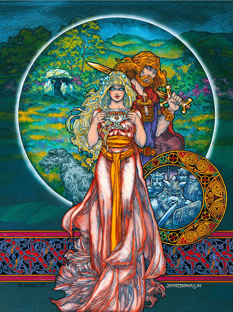 The Magic Cup by Jim FitzPatrick - Green Gallery