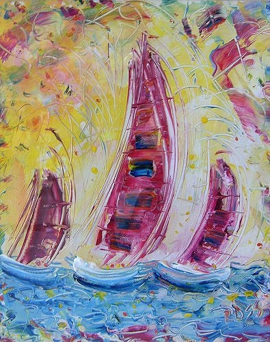 Yacht Race by Ross Eccles - Green Gallery